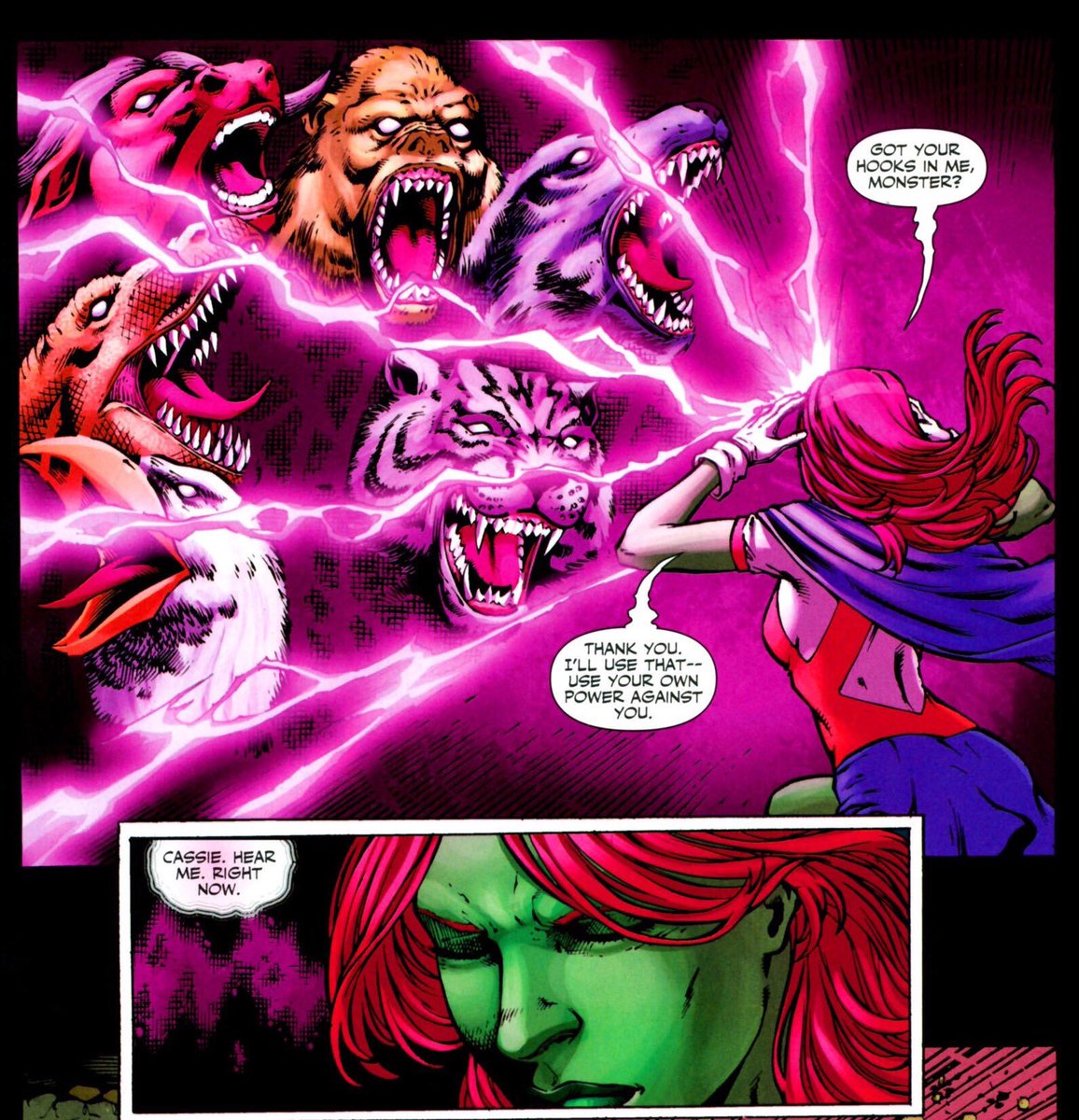 Hinting throughout multiple runs during the Teen Titans (2006) run, Miss Martian was a very powerful telepath.