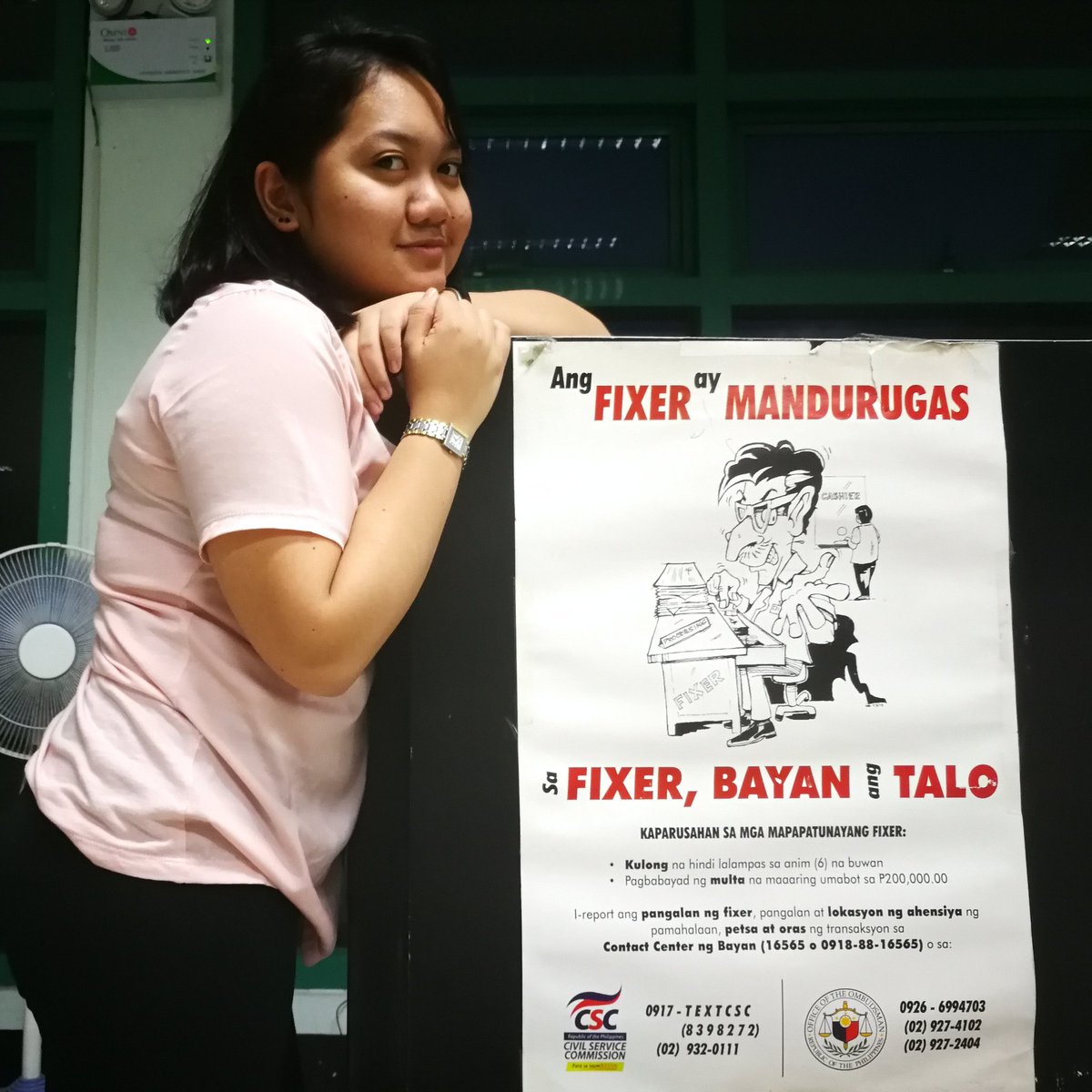 hubertdalerina's tweet photo. PUBLIC SERVICE ADVISORY:

Ang fixer ay mandurugas
sa fixer, bayan ang talo.

#NoToFixer
#YesToFixMe https://t.co/7IgEOZnun7