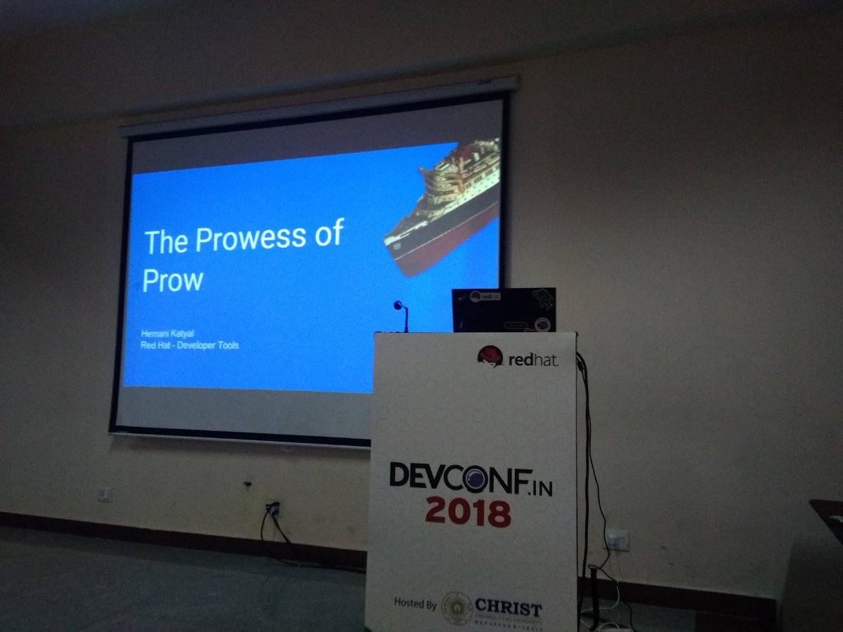 kishansagathiya's tweet image. Prowess of Prow to start in 5 min by @hemani192 
Room 105, 1st floor, Central Hall
#DevConf_IN