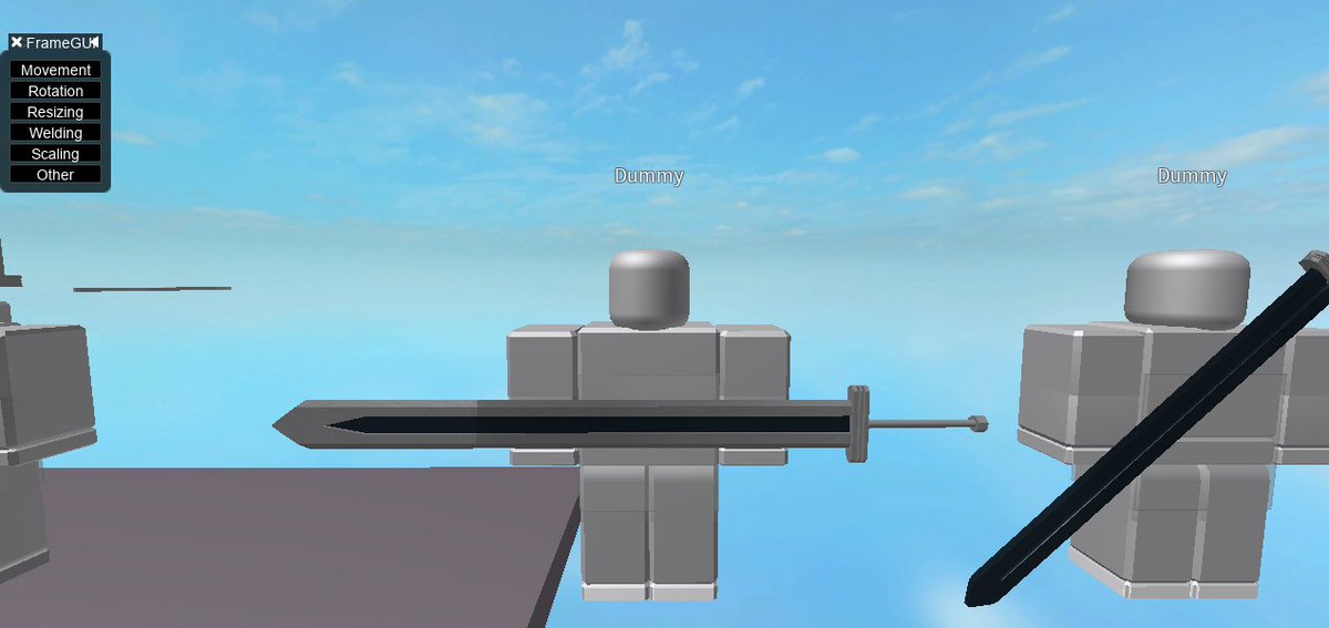 LuddeD04's tweet image. Tried to make the sword from berserk dident turn out as good as i hoped but i think it's still acceptable. #RobloxDev #RobloxWeapons