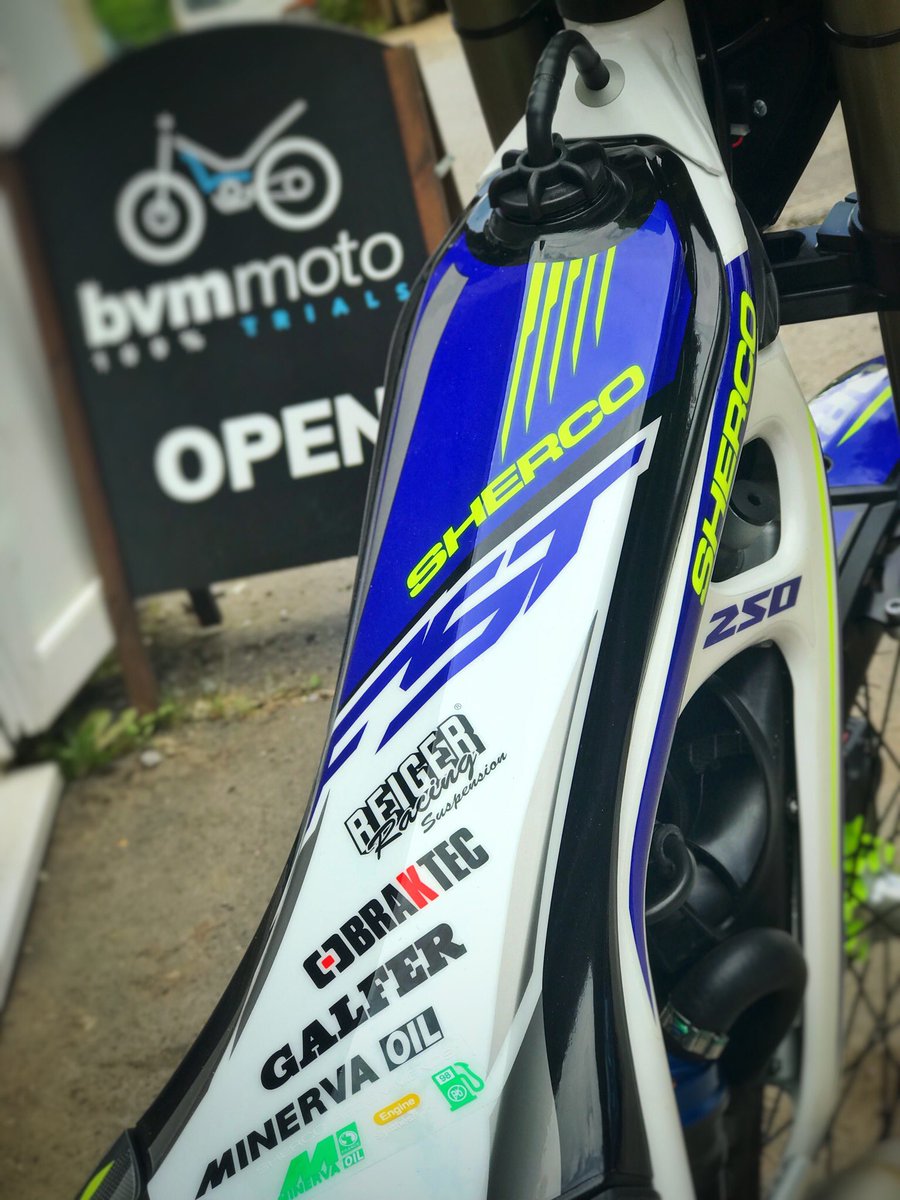 bvm_trialsport's tweet photo. 2019 Factory Sherco’s have landed and available to view today! 😍 We are open till 4pm Saturdays if you fancy a look! #sherco #trials #bike #offroad #newbike @MRS_LTD #tech #braktec #galfer https://t.co/GOoTi8U5pu