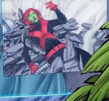In November 2011, when the relaunch of the DC universe turned into the New 52. M’gann is Seen in Teen Titans #1 (2011) in a Lex Luthor presentation of alien life on earth which Red Robin was monitoring looking for recruits of a new Teen Titans group