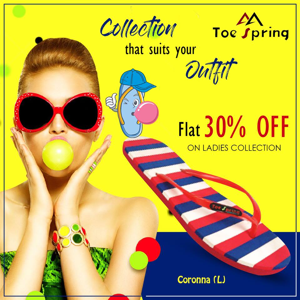 toe_spring's tweet photo. Toe Spring Collection That #Suits Your Outfit #Flat 30% off on Ladies #Collection.

#WomenSlippers #FlipFlops #WholeSaler #BulkSlipper #FootWear #Fashion #KidsSlipper https://t.co/tnwV225bAF