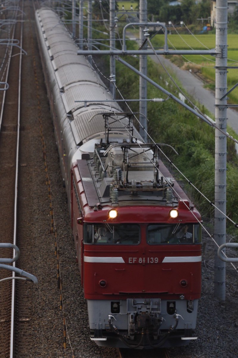 Jnrハタウシ 回9010レ Ef81 139 E26系