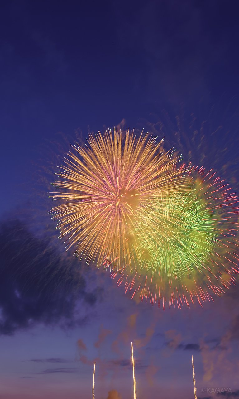 Kagaya まだ空が明るいうちの花火が好き 長岡花火 携帯の壁紙によさそうなものを選びました 一昨日撮影 T Co Yblumvpbrx Twitter