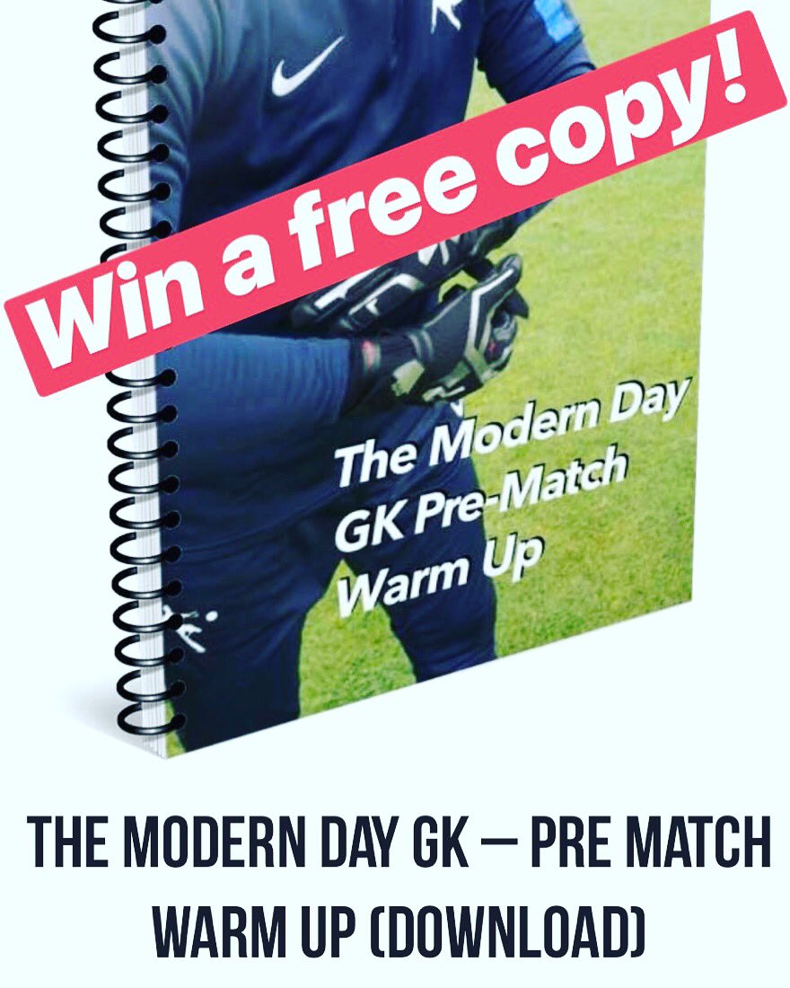 themoderndaygk's tweet image. 💥QUICK GIVEAWAY: ends at 12pm💥

With the start of the season this weekend for some, we’re giving away 3️⃣ copies of our Pre match Warm Up to prepare you for your first game

To enter:

1️⃣ Follow the page
2️⃣ Like 
3️⃣ Retweet

#themoderndaygk #freecomp #gkunion