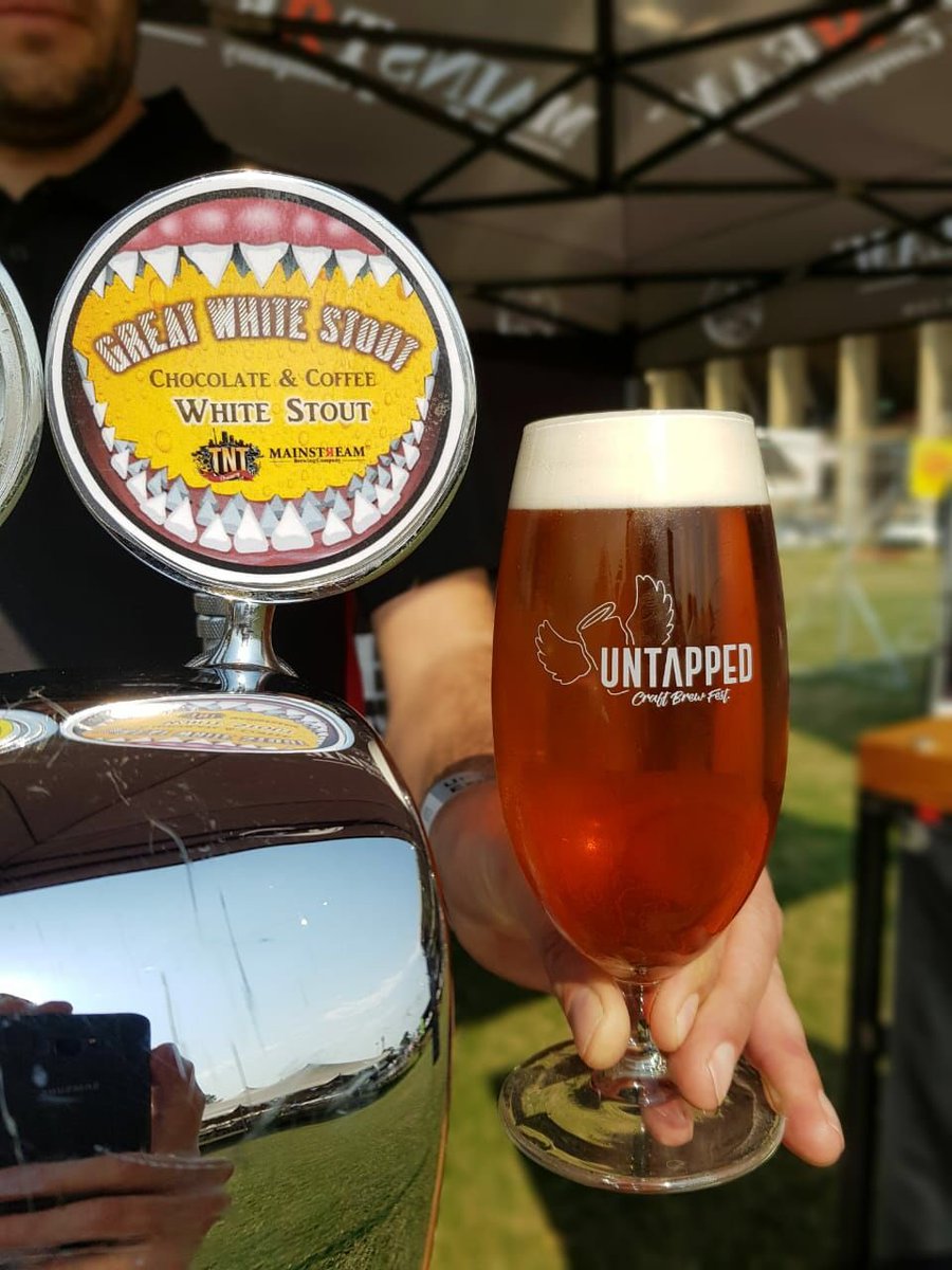 If there’s just one new beer you’re tasting today,it HAS to be this one!Introducing the Great White Stout,a rich golden coffee &amp; chocolate stout brewed with specially imported white coffee beans and South American chocolate,this beer will BLOW YOUR MIND! <a href="/SAonTAP/">Untapped Craft Brew Fest</a>