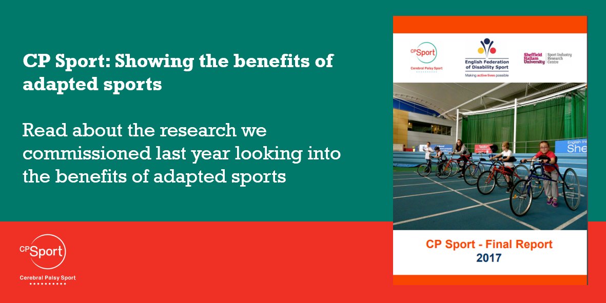 CP_Sport's tweet image. Interested in the latest research around disability and sport? We have a series of published studies and reports that are helpful and informative. Find out more: ow.ly/mdzV30l5Hhg #CPResearch #CPSport
