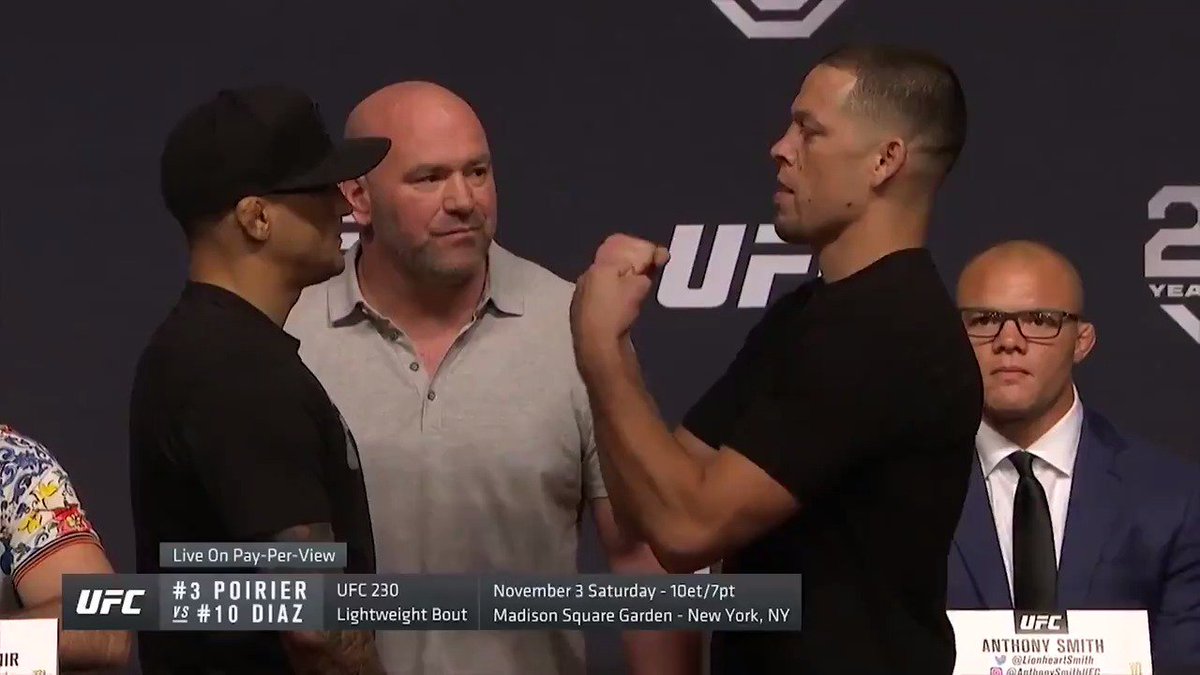 Whatcha doing the rest of 2018?! We got ya...
Aug
Dillashaw vs. Garbrandt
Gaethje vs. Vick
Sept
Woodley vs. Till
Montaño vs. Shevchenko
Hunt vs. Oleinik
Teixeira vs. Manuwa
Oct
Khabib vs. McGregor
Volkan vs. Smith
Nov
Poirier vs. Diaz
Brunson vs. Adesanya
Cerrone vs. Perry