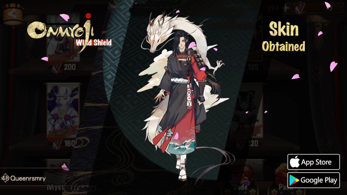 #Onmyoji# I got a brand new rare skin! Check it out and try your luck!