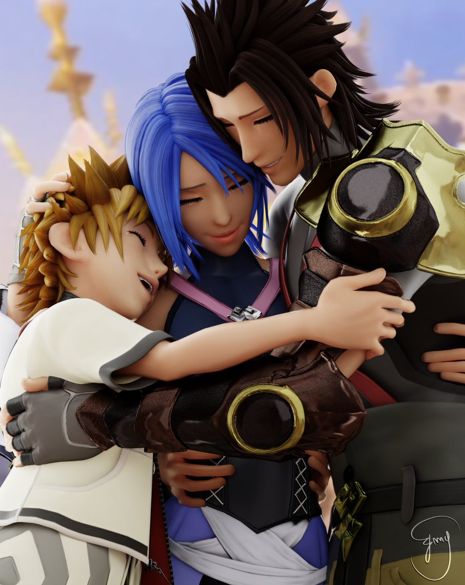 ᴇᴍʏ Together Under The Same Sky Kh3 Kingdomhearts Ventus Aqua Terra