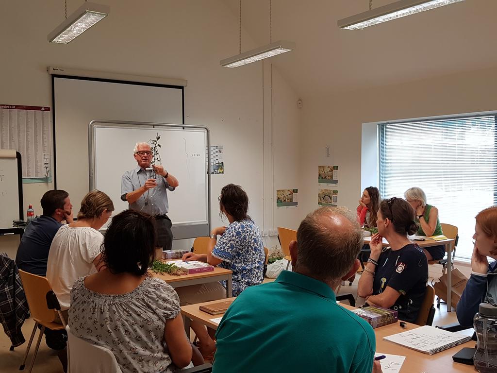 BioDataCentre's tweet photo. "When one becomes familiar with a relatively small no. of botanical structures it is possible, by using botanical keys, to identify any wild or naturalised flowering plant in Ireland" - Kicking off our first #Workshop of the #AutumnProgramme  #BotanicalKeys @BSBI_Ireland https://t.co/aR6wXF6G5r