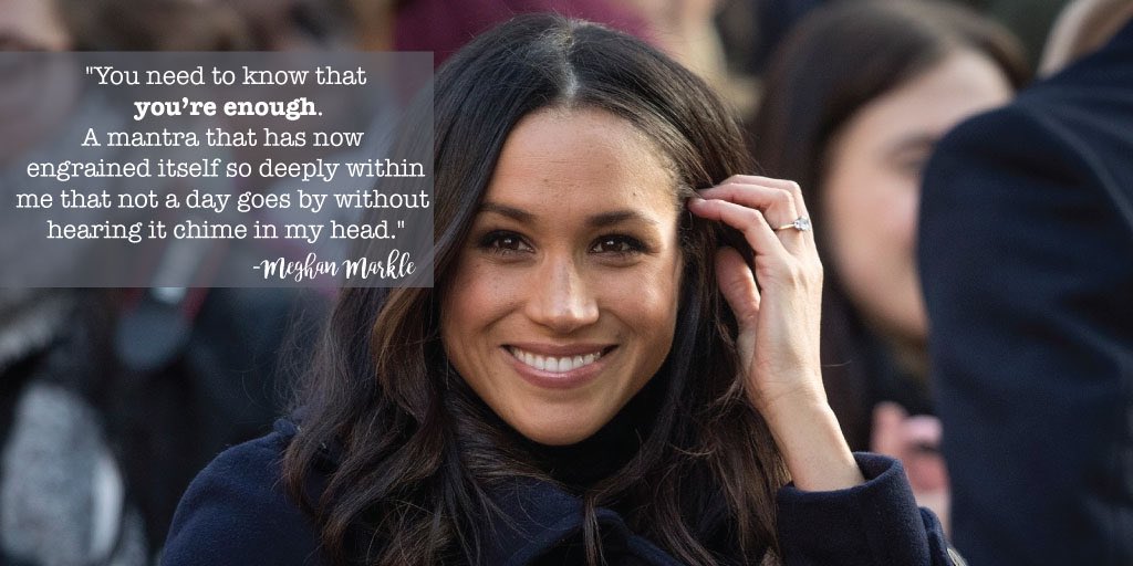 Wise words from The Duchess of Sussex. Happy birthday to Meghan Markle! 
