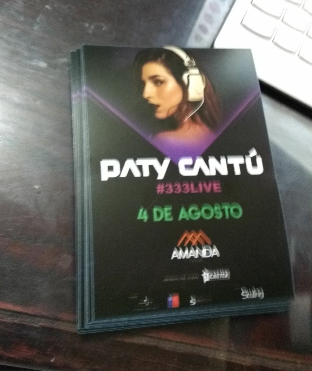 Hoy <a href="/PatyCantu/">P A T Y * C A N T Ú</a> en el <a href="/ClubAmanda_/">ClubAmanda</a> 21:30 hrs No te lo pierdas entradas disponibles en amanda.cl