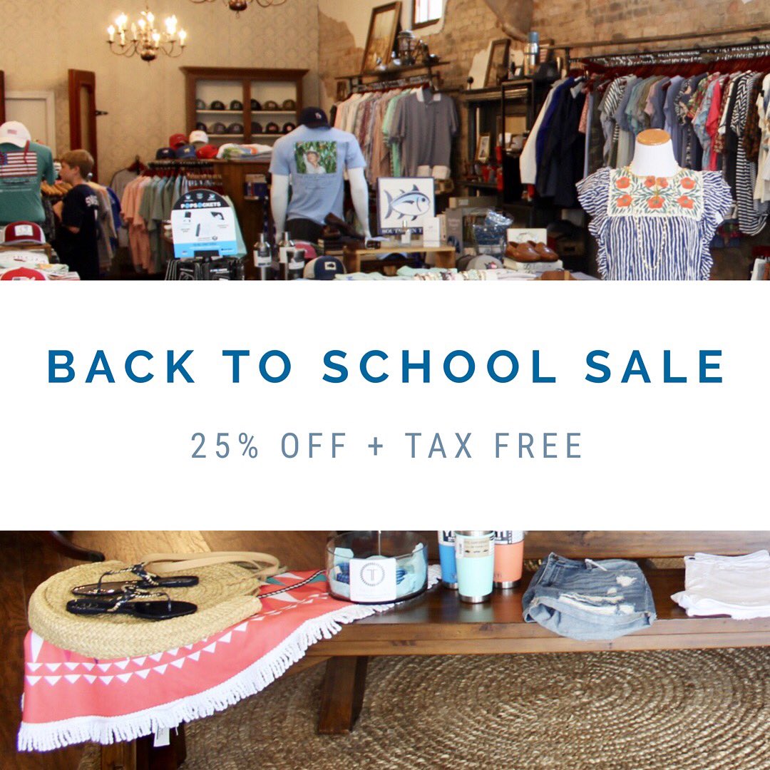 VFChitwoods's tweet photo. Don’t miss our Back to School Sale! 📚 25% off storewide, plus sales tax is on us! Use code BACK2SCHOOL at https://t.co/gdPYMmODai. Some exclusions apply.

#freeshipping #sale #backtoschool #taxfree #vfchitwoods https://t.co/B2MgE05aGv