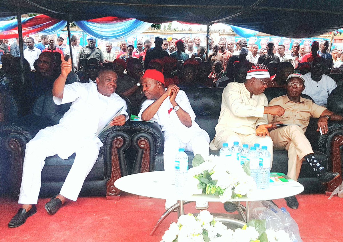 OUKtweets's tweet photo. The good people of Ebonyi have decided this is not the North it's the  Southeast in a PDP state despite the disapproval the people came out emmase.Congratulations &amp; welcoming Dist Senator Sonny O Obuoji &amp;former Speaker H.E. Ebonyi &amp; others officially into the APC @OfficialAPCNg https://t.co/i2oRtBFwxT