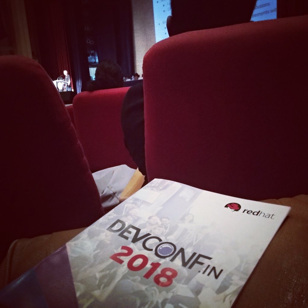 Vaishali9Pathak's tweet image. #Devconf2018.