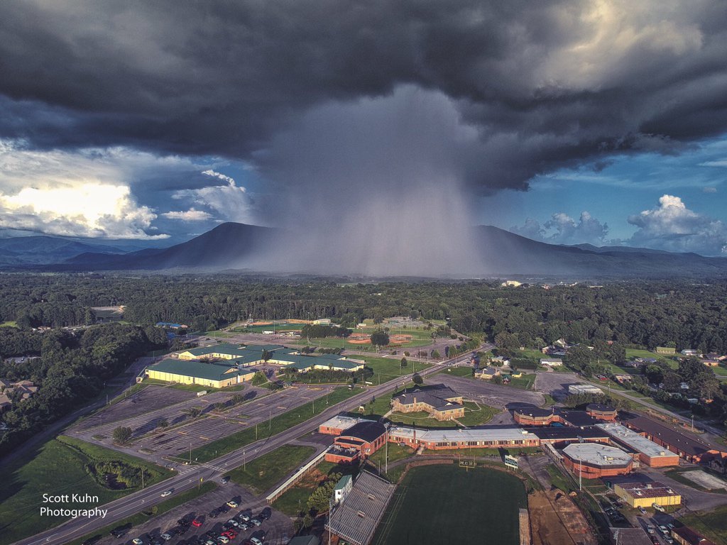 James Spann on Twitter "Rain shaft Friday at Chatsworth GA... photo