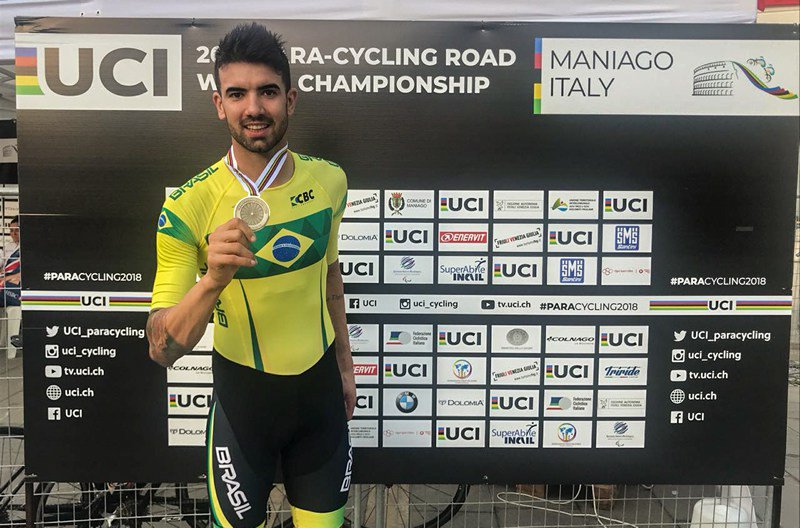 Lauro Chamam é prata na crono do Mundial de Paraciclismo de Maniago brasilprocycling.com/2018/08/lauro-…