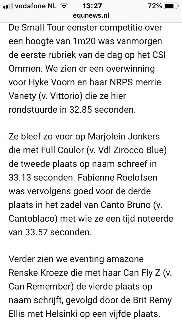 CsiOmmen's tweet image. Hyke Voorn winnares van de For Farmers Trophy! #CSIOmmen