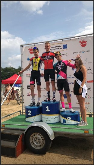 Picked himself up after 2 punctures on Weds and 1 on Thursday to finish with a podium today <a href="/cycleteamonform/">Team OnForm</a> @JeugdtourAssen <a href="/CoachRule5/">#5 Cycling Coaching</a>
