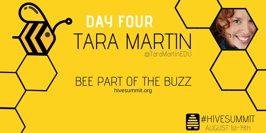 mrmatera's tweet photo. Day four in the #HiveSummit is happening now with @TaraMartinEDU ... Sign up today to catch the buzz!
Sign up here: https://t.co/I4qmfjmPnh
#XPLAP #TLAP #KidsDeserveIt #Edchat #NTchat #leadlap #leadedu https://t.co/k8lEh2iVW3