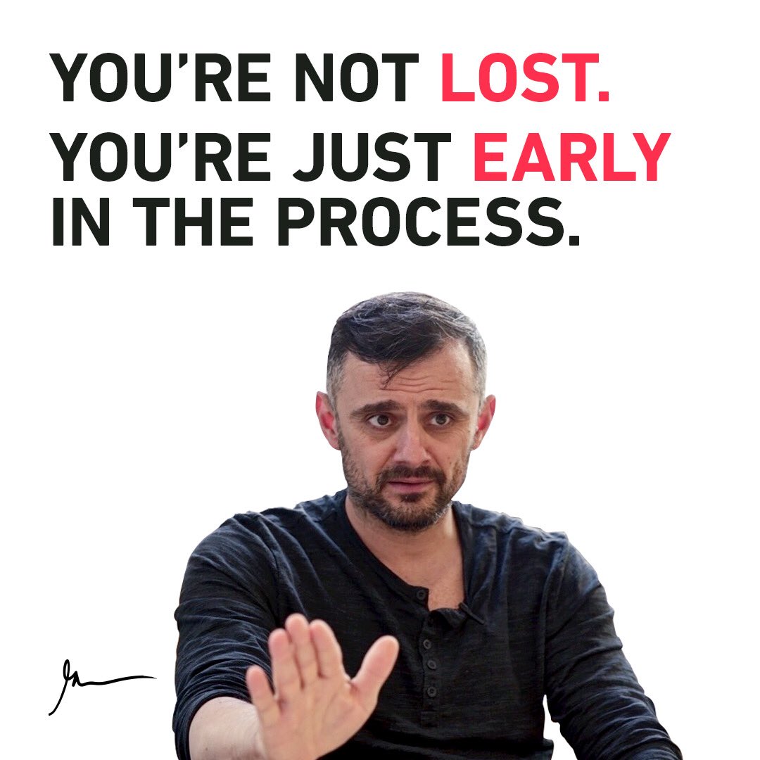 garyvee's tweet image. Let this settle into your bones