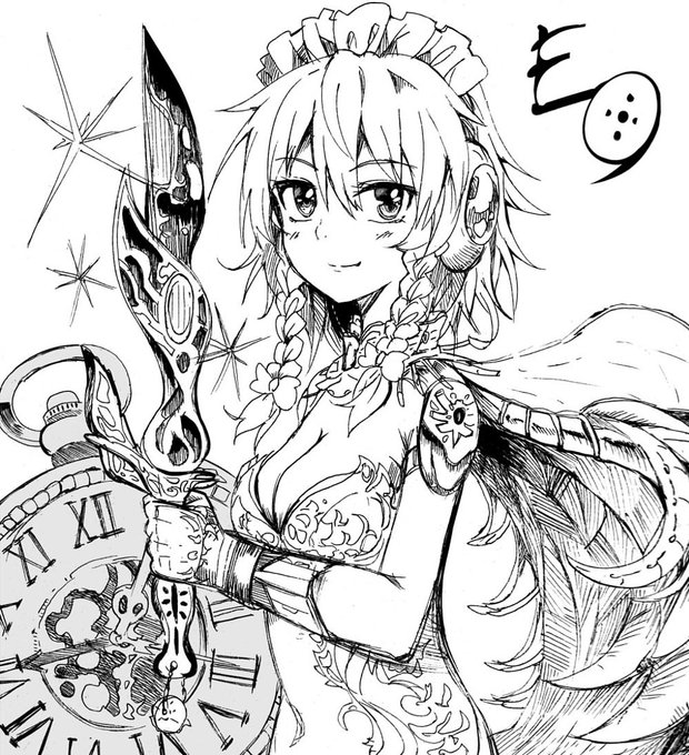 夏コミ新刊【紫苑のすべて】のメロンブックス特典色紙、ヴァルキリー咲夜さんです。数に限りがあるので予約はお早めに!

特設サイトhttps://t.co/vkXVPEL2JA
メロン委託https://t.co/rptu51YLxH 