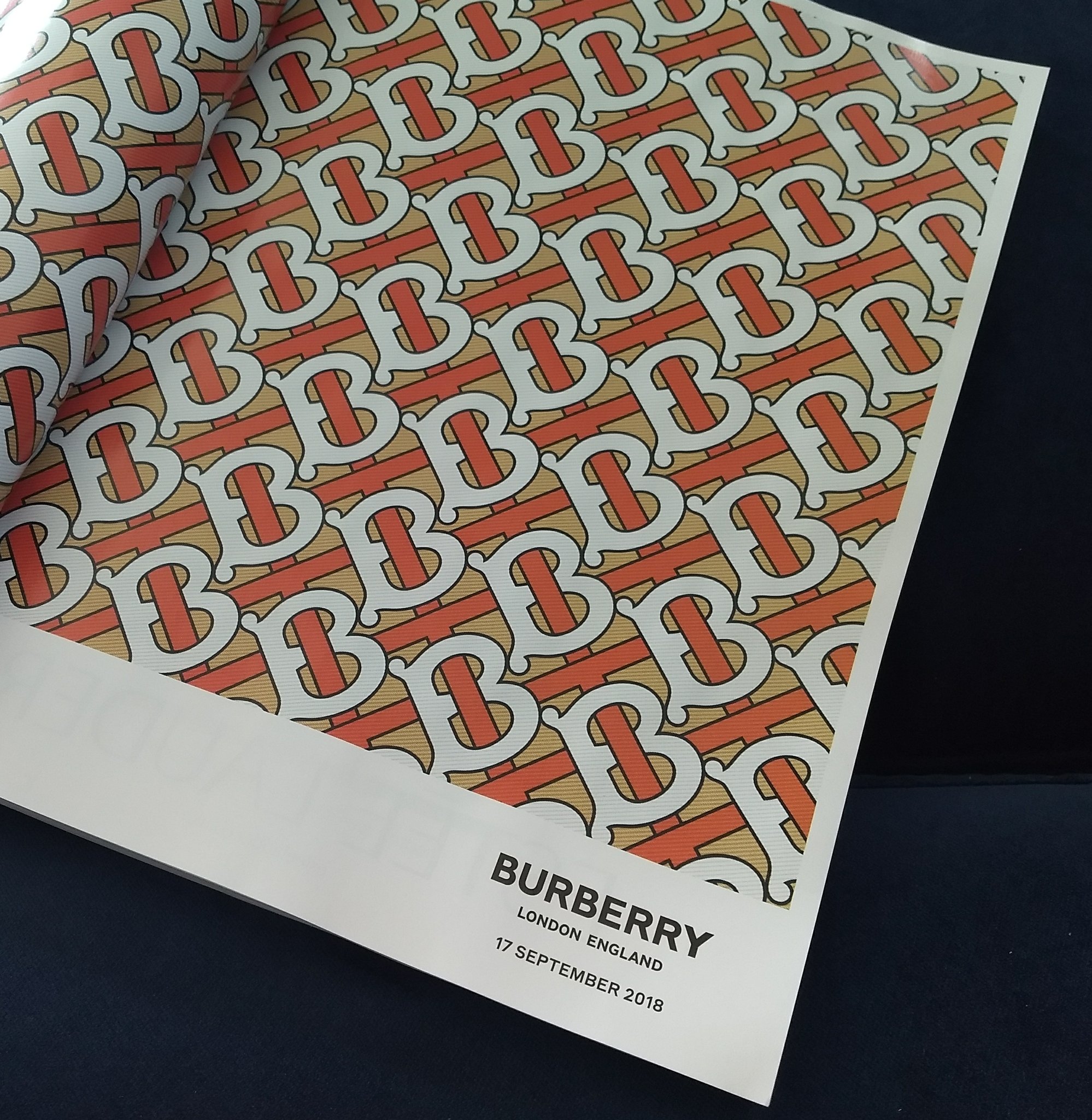 Luke O Neill on X New Burberry logo and monogram double page spread ad in new issue of BritishVogue Looks pretty sweet here to be fair. https t 0pyVLboClj X