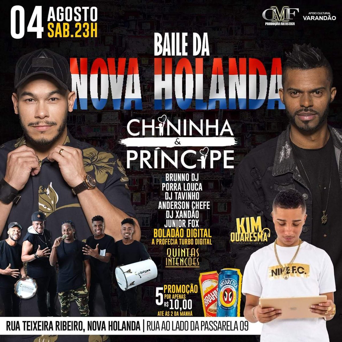 TangiroKamado0's tweet photo. É baile da Nova Holanda que se fala né ? E o melhor de tudooooo, super promoção de cervejaaaaas 🍺🍺 5 por 10,00 🍺🍺🎤💃🕺
#BaileDoMeuPai #Compartilheem https://t.co/gSholKbeaf