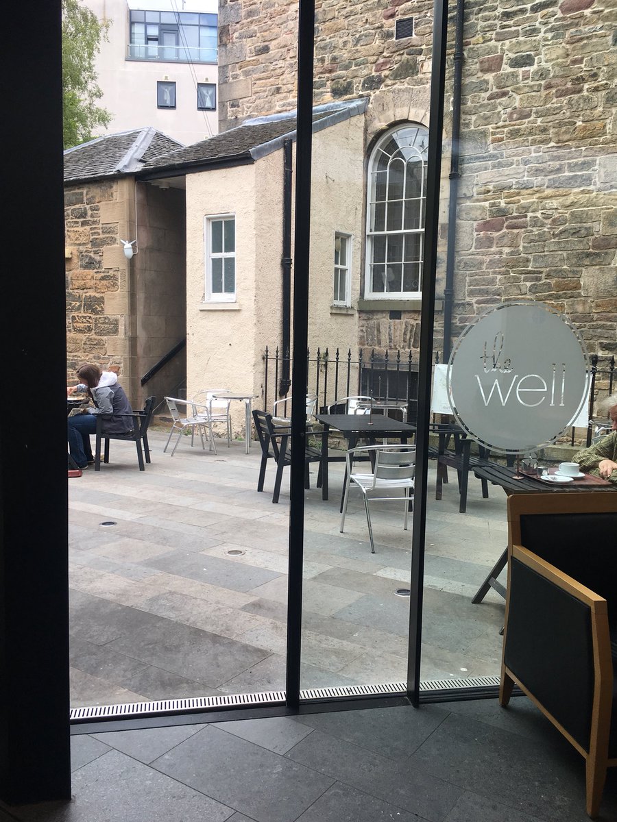 If you’re up this end of town (Nicholson Squ) Festival going and looking for somewhere for a coffee that’s peaceful that tourists haven’t yet found, then have a look at <a href="/WellCafeEdin/">The Well Cafe</a> - we use <a href="/Edin_Methodists/">Edinburgh Methodists</a> Church Hall for work events - the Well is their cafe. And it’s lovely💕