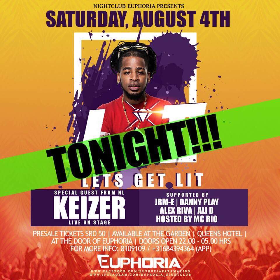 Vananvond <a href="/KEIZBABY/">KEIZER | #KARMA</a> live on stage !!