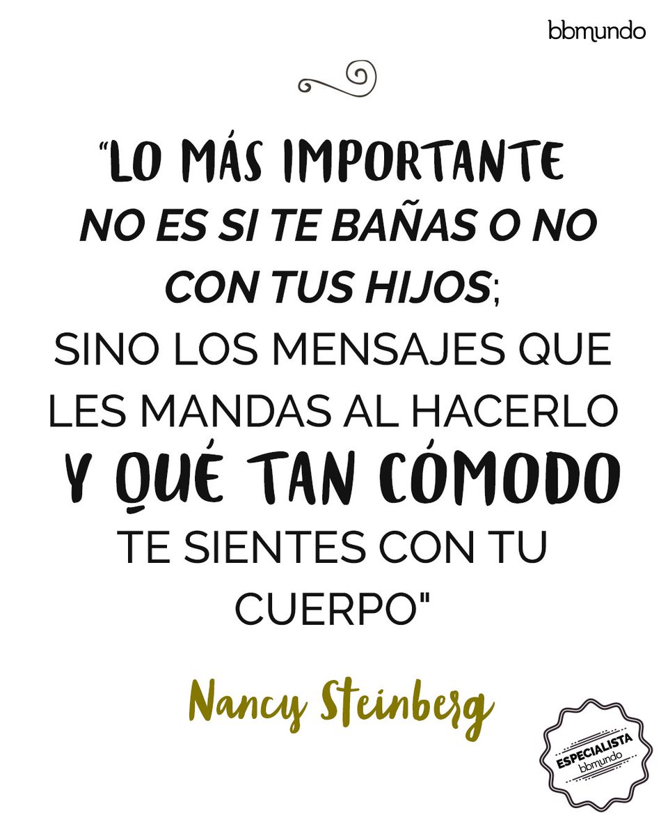 bbmundo_com's tweet photo. ¿Hasta qué edad puedo bañarme con mis hijos? >>> https://t.co/fsmCpnwUyc https://t.co/B3lxR8BIRe