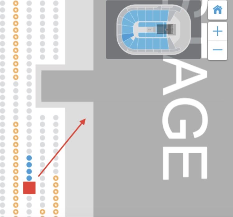 Hey <a href="/Sugarlandmusic/">Sugarland</a> ! Just wanted to let you know where I’m sitting in Toledo on Thursday! It’s the final countdown! <a href="/kristianbush/">Kristian Bush</a> <a href="/JenniferNettles/">Jennifer Nettles</a>