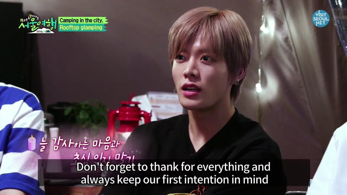 “don’t forget to thank for everything and always keep our first intention in mind”yuta (2018)