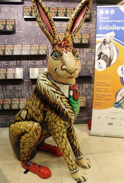 Mywork from  <a href="/wildinart/">Wild in Art</a> sculpture trails. #GogoDragons2015, #greatnorthsnowdogs2016, #OorWulliebucketTrail2016 #maggiespenguinparade2018 #GoGoHare2018
