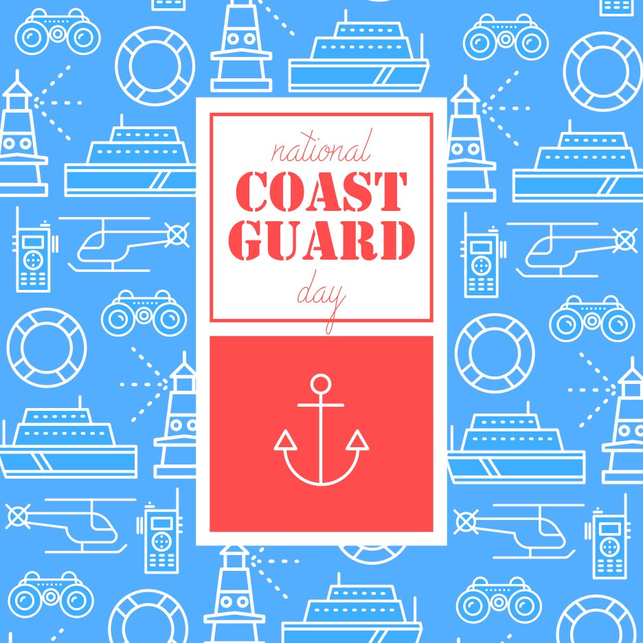 TMXCompanies's tweet photo. Today we celebrate and honor the courageous acts of the Coast Guard for #NationalCoastGuardDay! https://t.co/gsd7AGrO1p