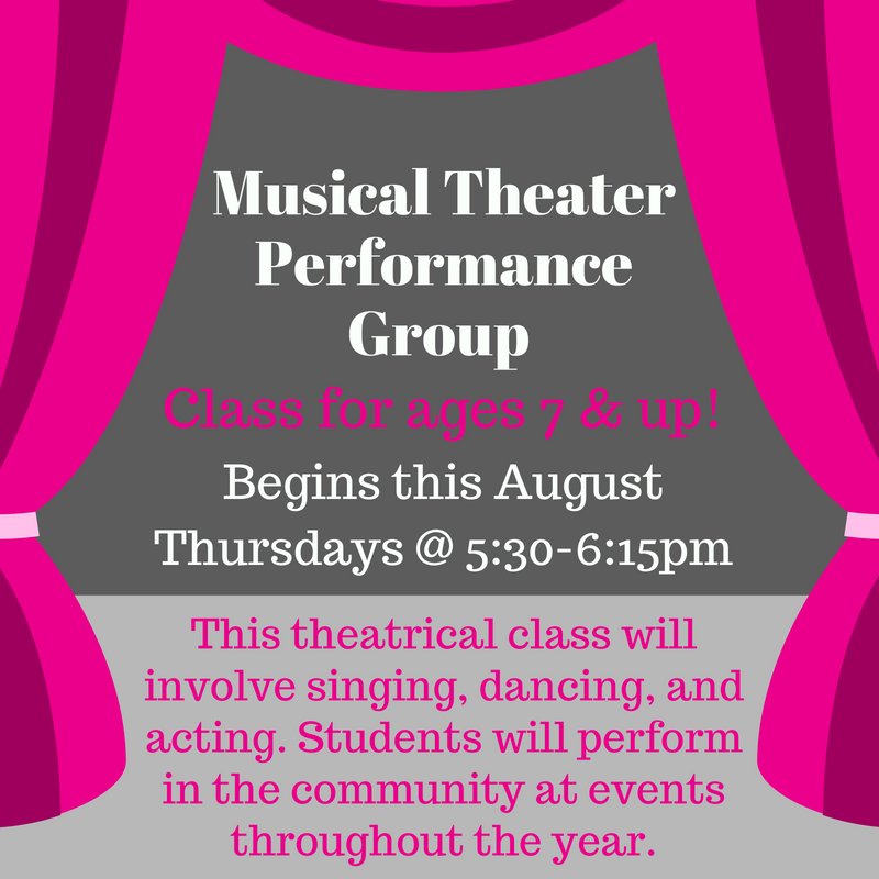 studiotostreet's tweet image. This is a fun, energetic class for our students ages 7 &amp;amp; up. Students are given the opportunity to showcase their singing, dancing, and acting abilities. Students will perform at community events throughout the year. For registration click on the link: theworkoutbarre.com/youthdance