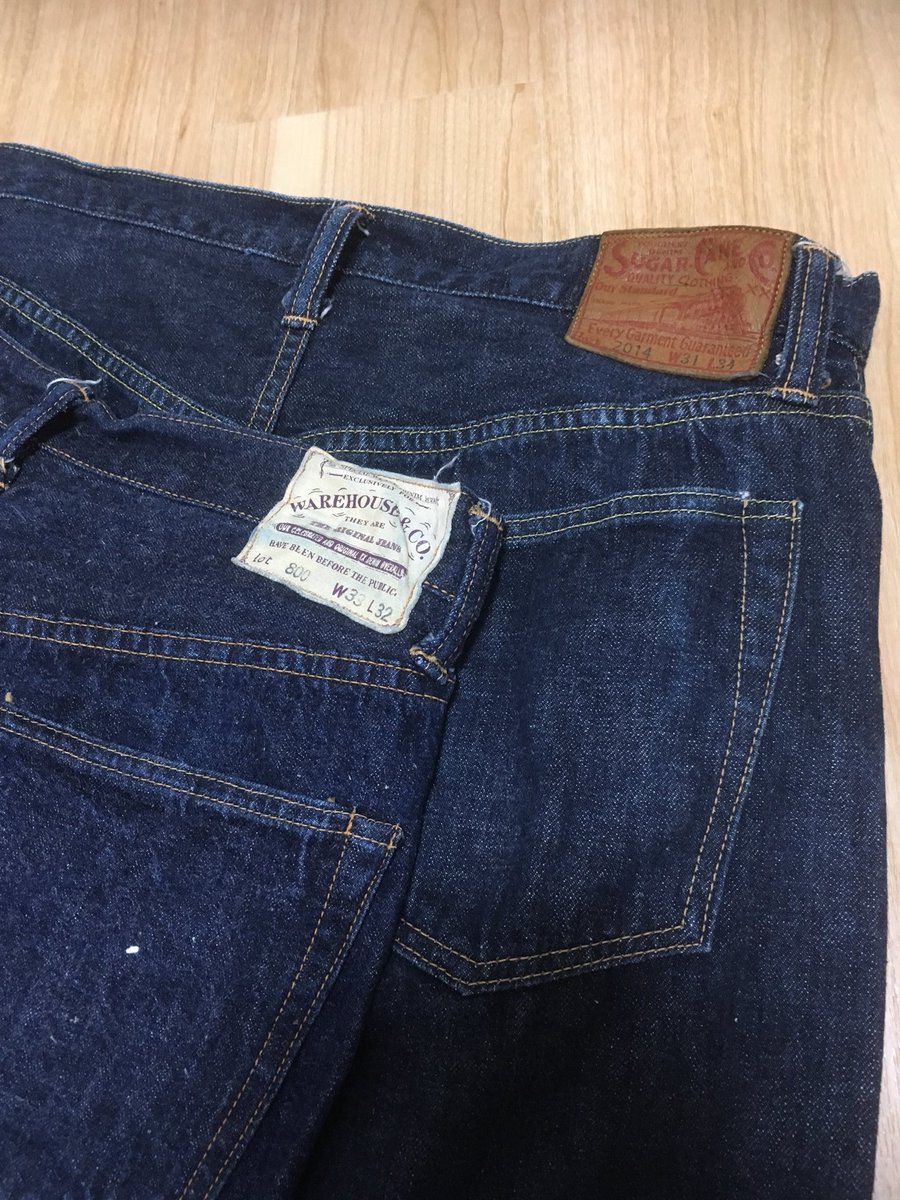 k_b_m_taka's tweet image. シュガーケーン＆ウェアハウス

#このタグを見た人はお気に入りのデニムを貼り付ける