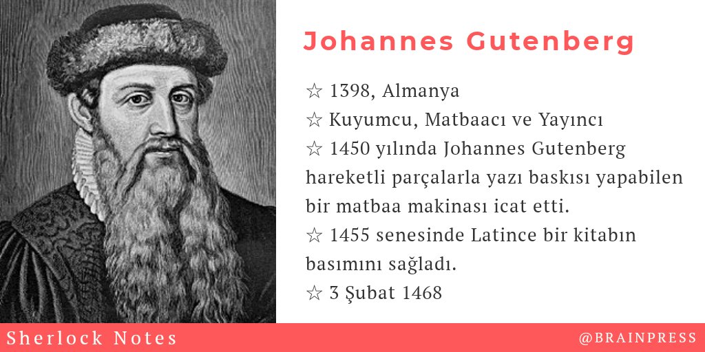 brainpress's tweet photo. ☆ Johannes Gutenberg https://t.co/EGw0vIoQMA