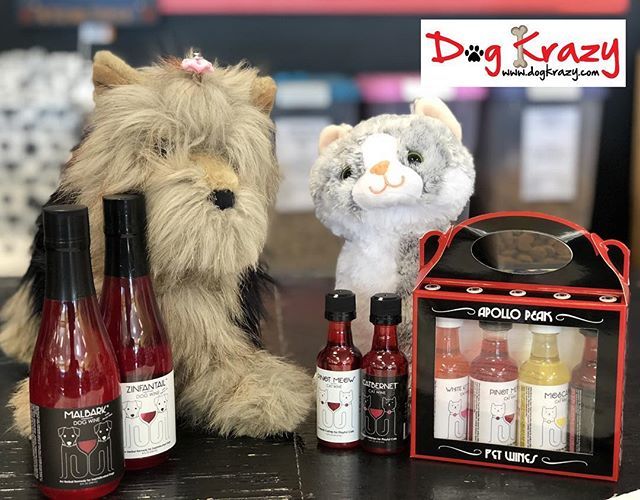 Dog and cat wine is now available at all our locations! #itsnotdrinkingaloneifthedogishome #itsnotdrinkingaloneifthecatishome #dogwine #catwine