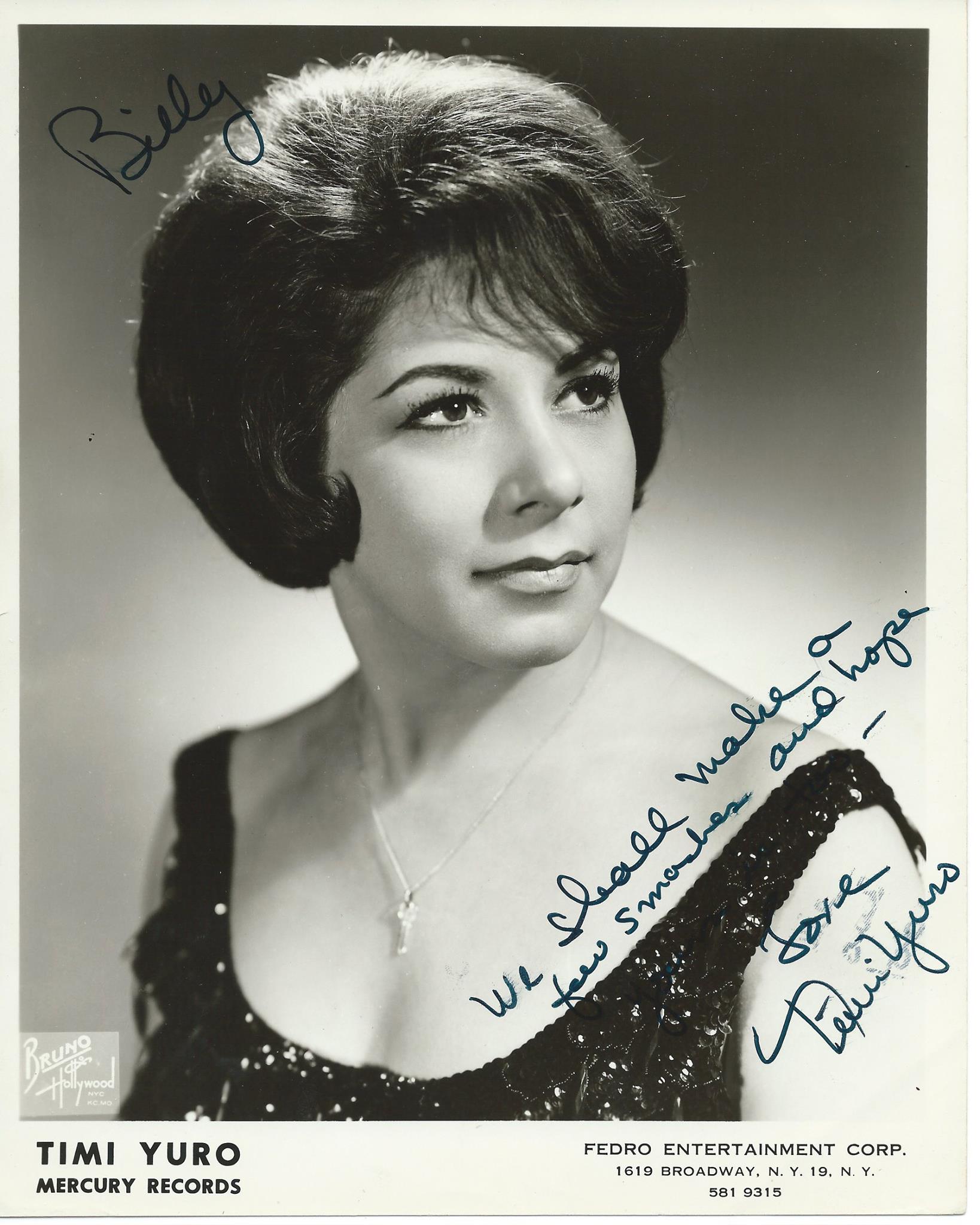 Happy Birthday Timi Yuro! 