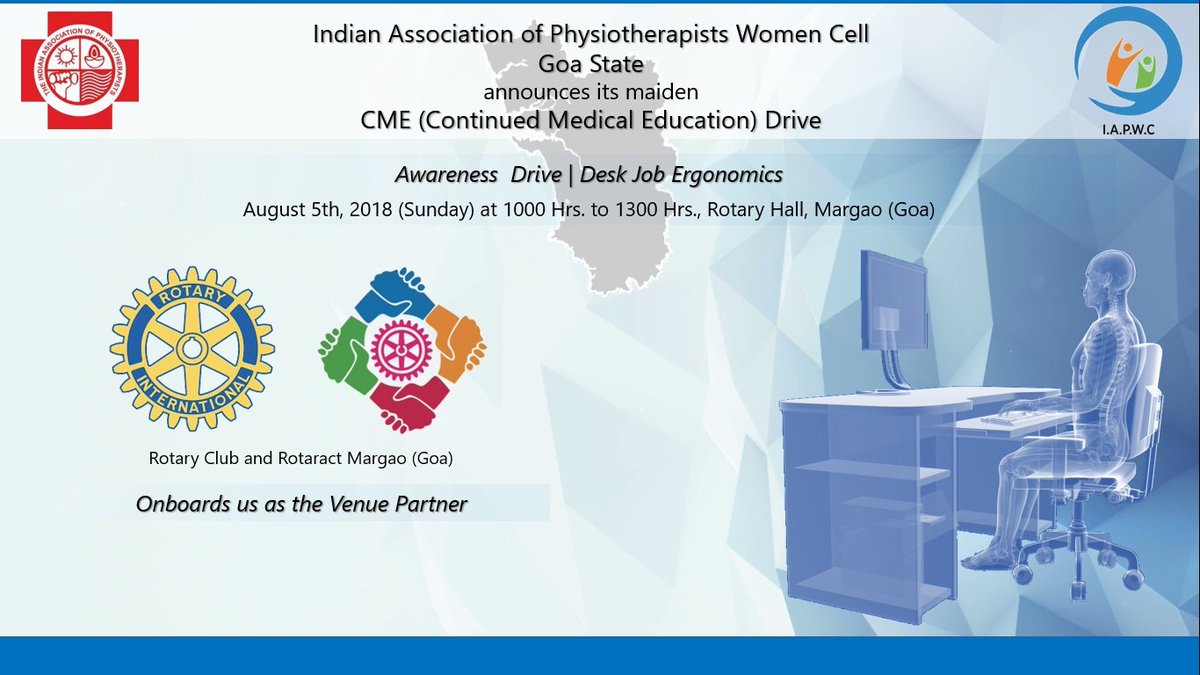 Curamos_Physio's tweet photo. #RotaryClubofMargaon / #RotaractClubofMargaon onboards the Maiden Continued Medical Education (#CME) series organised by @IapWomenCell, Goa State as "Venue Partner".
@Rotary @rotaract https://t.co/4AQRxluBor