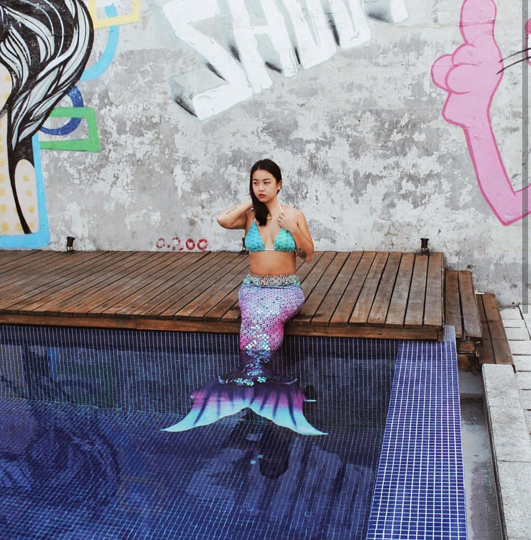 Spotted our mer-mazing Michelle Worth relaxing at our mondrian-inspired pool. Psst.. now you can have your mermaid moment wearing <a href="/mermaid/">Charlotte Darwin</a>.inc mermaid tails, available at <a href="/luna2life/">Luna2</a> ! Ask us now for arrangement.

#luna2life #luna2 #cosmic #luna2seminyak #islandvibe #weekendvibe