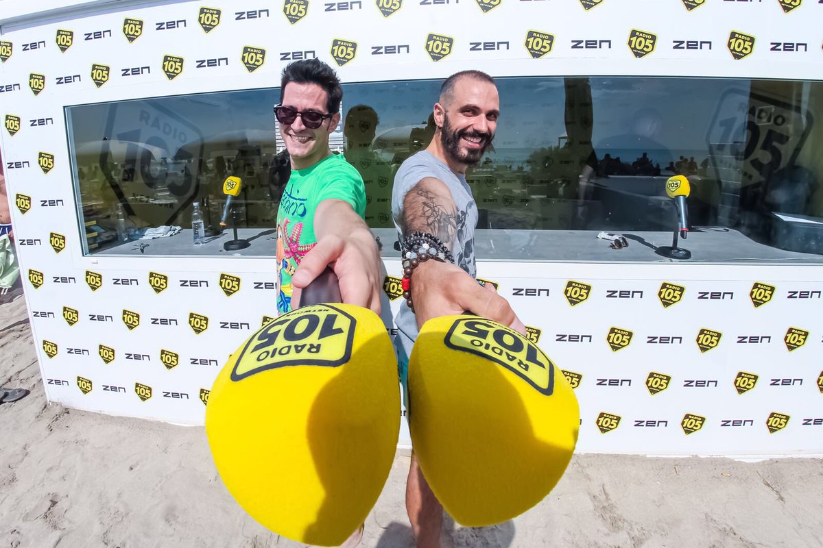 Radio105's tweet photo. Dario Spada e Niccolรฒ Torielli vi aspettano domani per unโaltra puntata di #105Zen... col sole ๐โ๏ธdi Gallipoli!!
Non mancate ๐๐ป
.
.
#105zen #gallipoli #zenbeach #radio105 https://t.co/gtqE6jSJmV