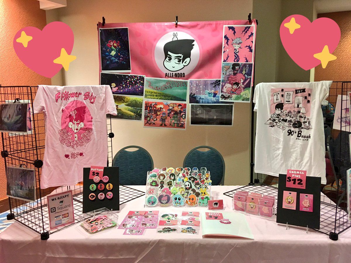 allendroart's tweet photo. I'm at OutCon 🌈🌈 Find me at the Artist Alley #outcon #outcon2018 #artistalley https://t.co/GuRtOCV6r3