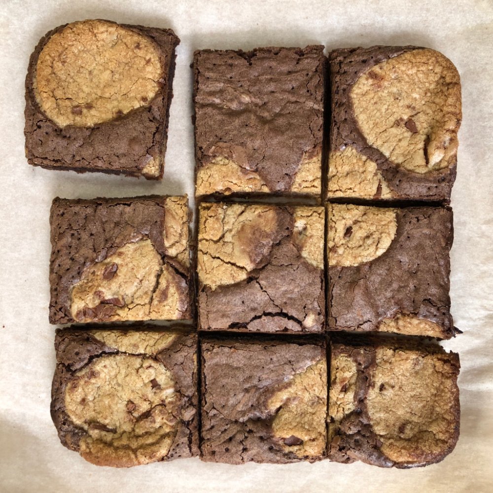 Domino's Pizza on Twitter "Which Marbled Cookie Brownie piece is the best? 🍪 Corner Middle Side