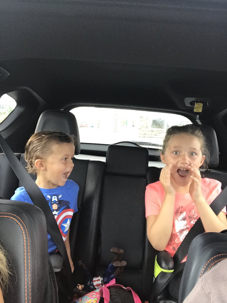 dpalubiski's tweet photo. @taylorswift13 the moment they found out we weren't driving to the store but instead were en route to TO for #taylorswift #TaylorInTO #redemptiontour cheers from the 500 level Taylor! https://t.co/meW70zPRgN
