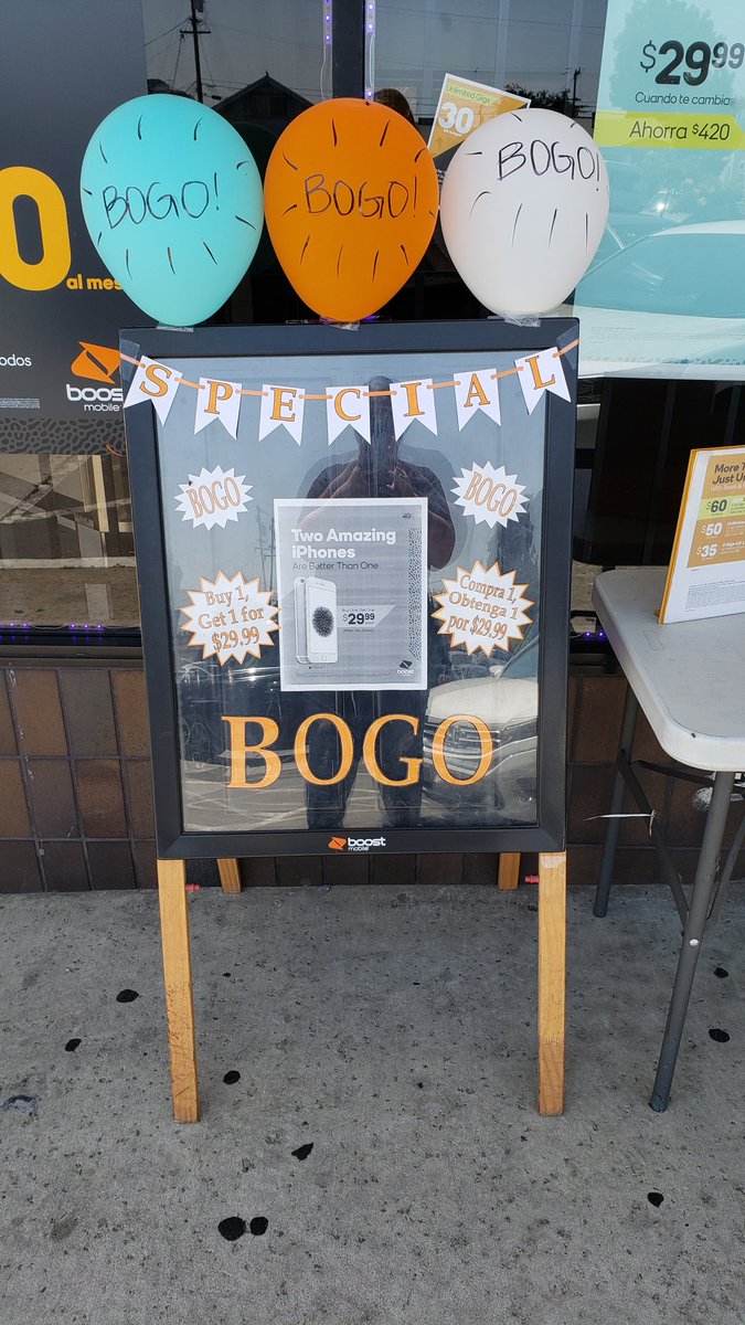 Don't miss out on the best deal ever
Buy 1, Get 1 for $29.99
#BOGO #iPhone6 #Specials #bestdealever #BoostNation #SwitchHappens #LimitedTimeOffer 
<a href="/Nexcomm_Uni/">Nexcomm University</a> @relizondospg