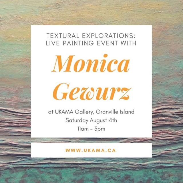 taishateal's tweet photo. Come watch Monica Gewurz paint LIVE at the UKAMA Gallery TODAY from 11 am- 5 pm! •Tag a friend you’d like to bring with you 👩🏽‍🎨 #livepainting https://t.co/kJZATUuwx2